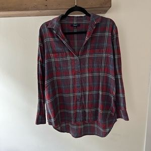 Madewell Plaid Red Flannel